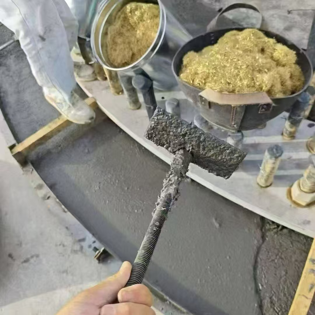 富裕C120钢纤维高强无收灌浆料 轧机压缩机汽轮机发电机锻压设备底座灌浆材料